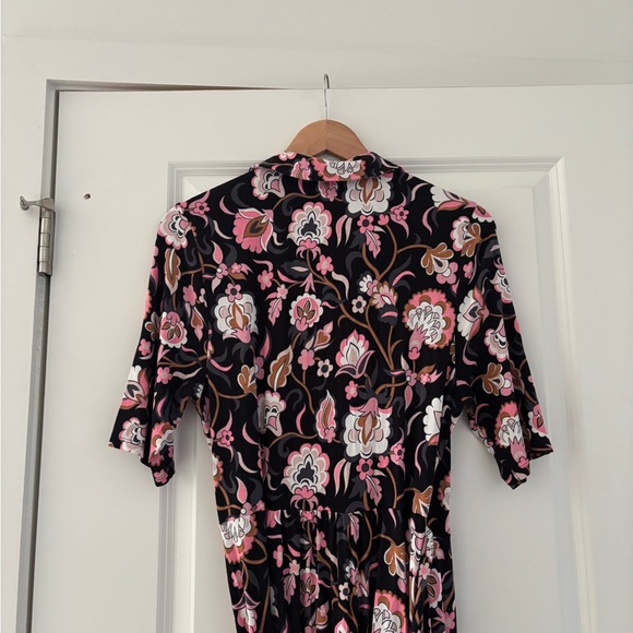 Boden Lavinia Wrap Dress Floral Jersey Modest Maxi - Picture 5 of 8
